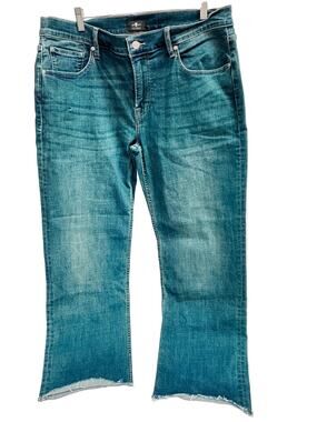 7 for All Mankind Austyn straight leg men's blue jeans